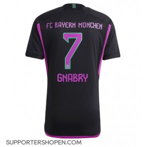 Bayern Munich Serge Gnabry #7 Borta Matchtröja 2023-24 Kortärmad